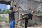 Tiger Shroff live stunt in Andheri, Mumbai on 19th May 2014